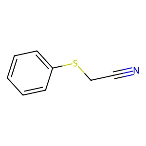 (苯硫基)乙腈 structure