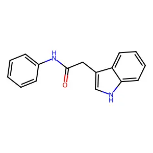 Acetanilide, 2-indol-3-yl- structure