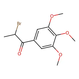 2-Bromo-1-(3,4,5-trimethoxyphenyl)propan-1-one structure