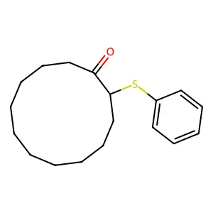 2-(Phenylthio)cyclododecanone structure