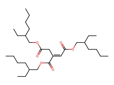3-(2-Ethyl-hexyloxycarbonyl)-pent-2-enedioic acid bis-(2-ethyl-hexyl) ester structure