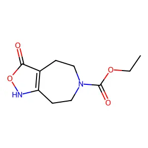 ethyl 3-oxo-4,5,7,8-tetrahydro-1H-[1,2]oxazolo[3,4-d]azepine-6-carboxylate structure