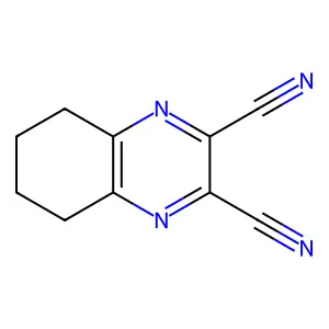 5,6,7,8-四氢喹喔啉-2,3-二甲腈 structure