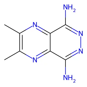 2,3-Dimethylpyrazino[2,3-d]pyridazine-5,8-diamine structure