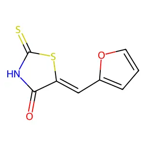 5-(2-Furylmethylene)-2-thioxo-1,3-thiazolidin-4-one structure