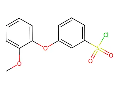 [3-(2-Methoxyphenoxy)phenyl]sulfonyl chloride structure