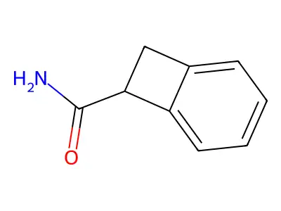 Bicyclo[4.2.0]octa-1,3,5-triene-7-carboxamide structure