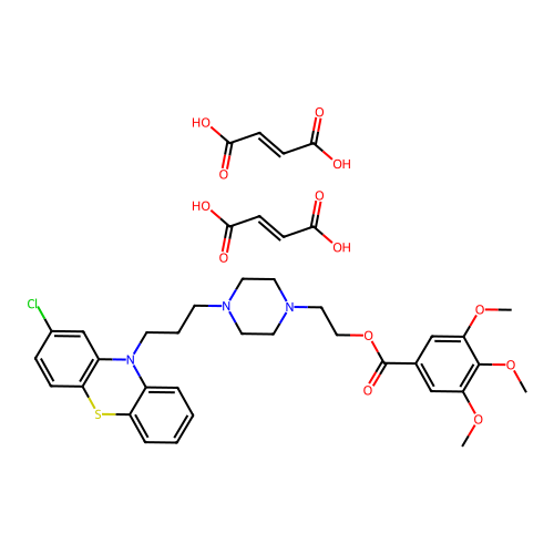 Metofenazate difumarate structure