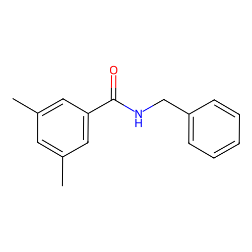 N-benzyl-3,5-dimethylbenzamide structure