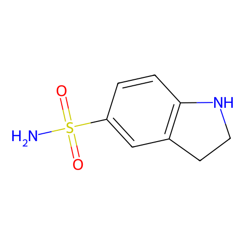 2,3-dihydro-1H-indole-5-sulfonamide structure