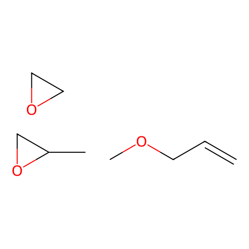 3-Methoxyprop-1-ene;2-methyloxirane;oxirane structure