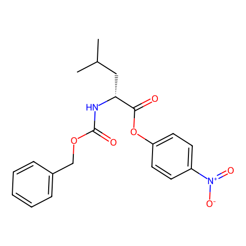 Z-D-Leu-ONp structure