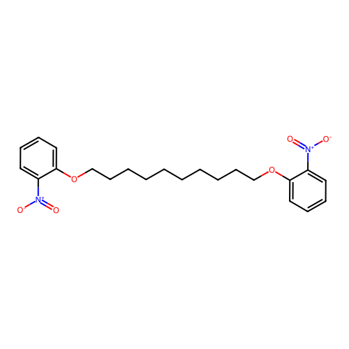1-Nitro-2-{[10-(2-nitrophenoxy)decyl]oxy}benzene structure