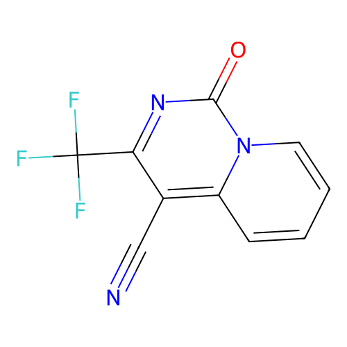 1H-Pyrido[1,2-c]pyrimidine-4-carbonitrile, 1-oxo-3-(trifluoromethyl)- structure