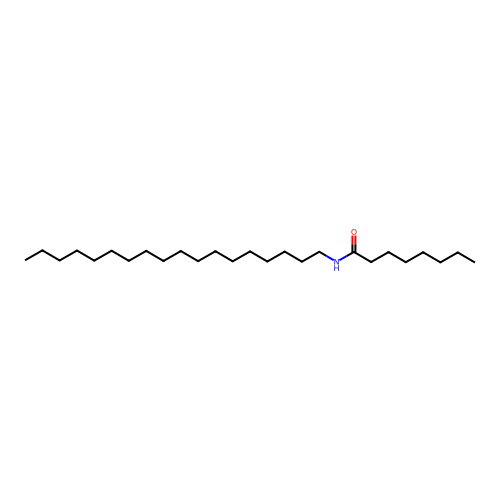 N-octadecyloctanamide structure