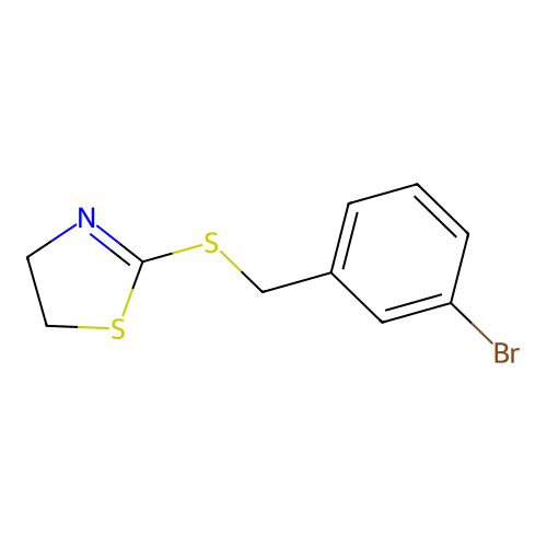 2-[(3-Bromobenzyl)sulfanyl]-4,5-dihydro-1,3-thiazole structure