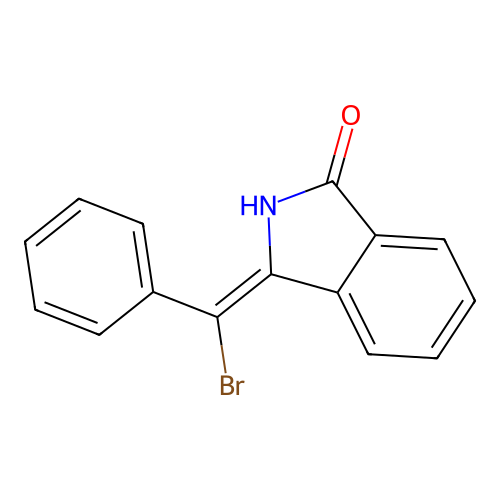 3-(Bromo(phenyl)methylene)isoindolin-1-one structure