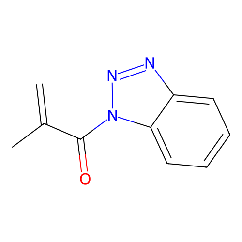 1-(Benzotriazol-1-yl)-2-methylprop-2-en-1-one structure