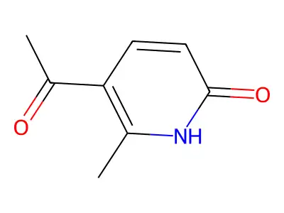 5-acetyl-6-methyl-2(1H)-pyridinone structure