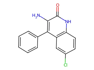 3-Amino-6-chloro-4-phenylquinolin-2-ol structure