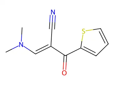 3-(Dimethylamino)-2-(thiophene-2-carbonyl)acrylonitrile structure