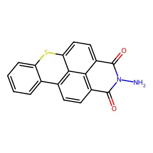 2-Amino-1H-thioxantheno(2,1,9-def)isoquinoline-1,3(2H)-dione structure