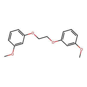 1-Methoxy-3-[2-(3-methoxyphenoxy)ethoxy]benzene structure