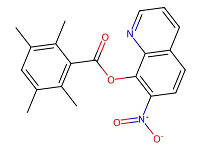 7-Nitro-8-quinolinyl 2,3,5,6-tetramethylbenzoate structure