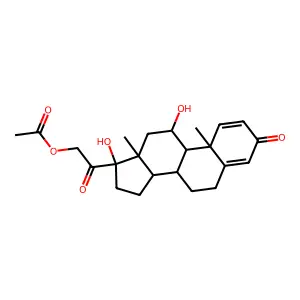 Prednisolone-21-acetate structure