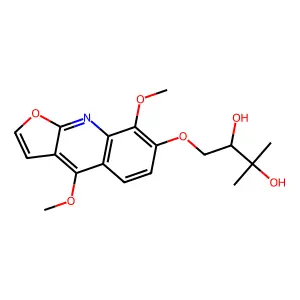 Evoxine structure