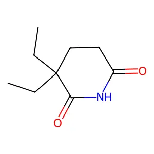 Glutarimide, 2,2-diethyl- structure