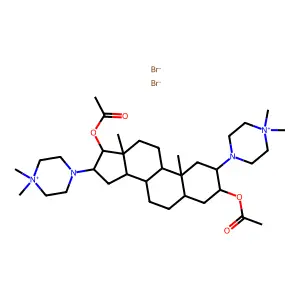 溴化哌库溴铵 structure