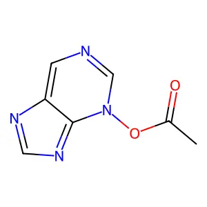 3H-Purine, 3-(acetyloxy)- structure