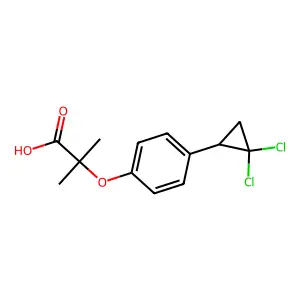 环丙贝特 structure
