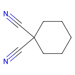1,1-Cyclohexanedicarbonitrile structure