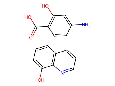 4-Aminosalicylic acid oxine structure