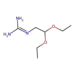 (2,2-Diethoxyethyl)guanidinium sulphate structure