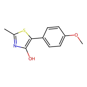 5-(4-Methoxyphenyl)-2-methyl-1,3-thiazol-4-ol structure