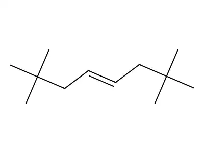 trans-2,2,7,7-Tetramethyl-4-octene structure