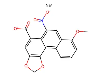 Sodium aristolochate structure