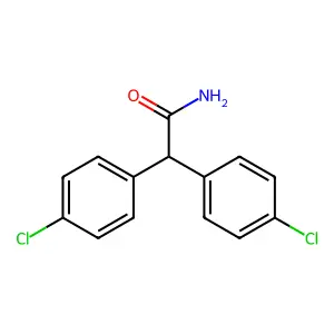 Benzeneacetamide, 4-chloro-alpha-(4-chlorophenyl)- structure
