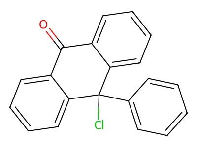 9(10H)-Anthracenone, 10-chloro-10-phenyl- structure
