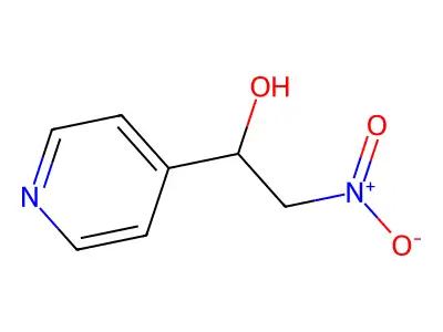 2-Nitro-1-(pyridin-4-yl)ethanol structure
