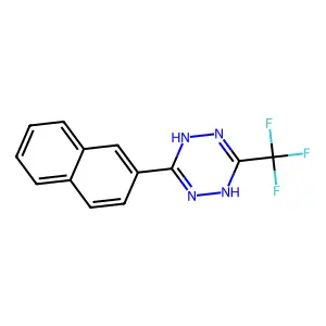 3-Naphthalen-2-yl-6-(trifluoromethyl)-1,4-dihydro-1,2,4,5-tetrazine structure