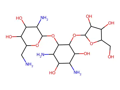 2-Hydroxyribostamycin structure