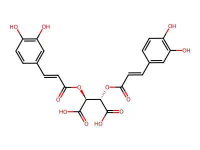 二咖啡酰酒石酸 structure