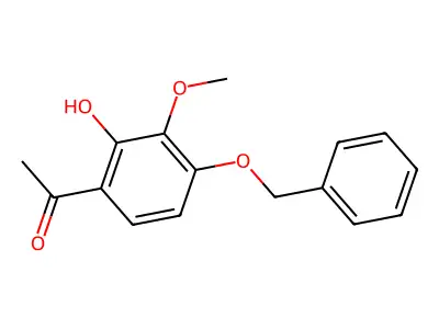 1-[4-(Benzyloxy)-2-hydroxy-3-methoxyphenyl]ethan-1-one structure