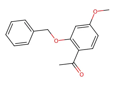 1-[2-(Benzyloxy)-4-methoxyphenyl]ethan-1-one structure