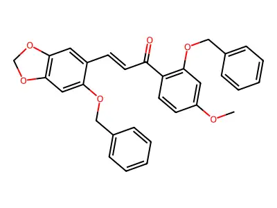 1-(4-methoxy-2-phenylmethoxyphenyl)-3-(6-phenylmethoxy-1,3-b structure