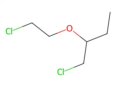 Butane, 1-chloro-2-(2-chloroethoxy)- structure